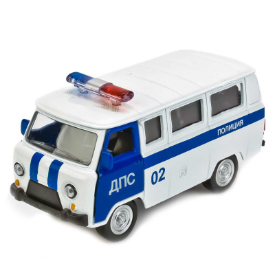 Игрушка УАЗ 39625 Полиция ДПС Технопарк X600-H09021-R